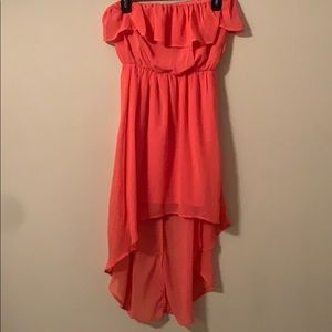 Coral dress